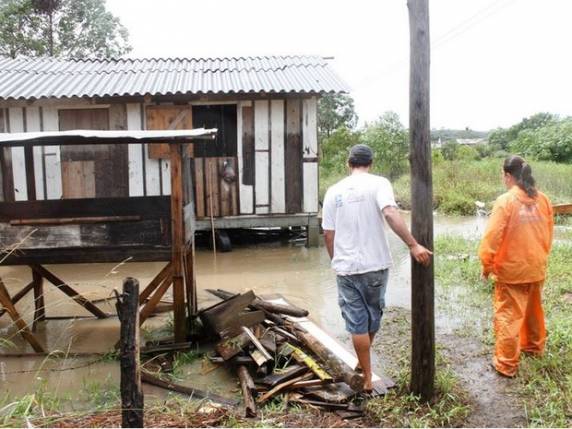 Estado tem 19 desalojados e 23 casas danificadas, conforme Defesa Civil