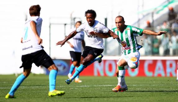 Zulu abre o placar para Alviverde, enquanto Wendell salva o Tricolor com gol na 

segunda etapa