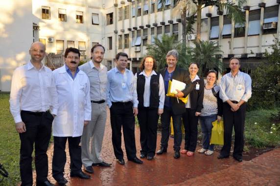 Marcos Lobato, diretor do Departamento de Assistência Hospitalar e 

Ambulatorial (DAHA) aproveitou para conhecer os investimentos realizados pela Instituição