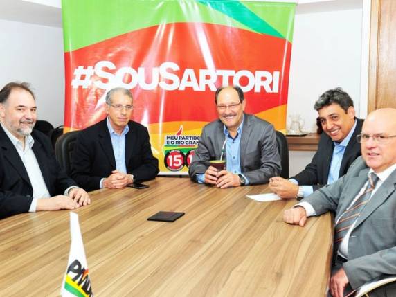 José Ivo Sartori escolheu quinteto para conduzir transição no governo