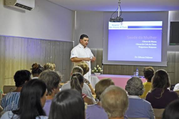 Palestra voltada às mulheres ocorreu nesta segunda-feira, 9 no auditório do HSVP