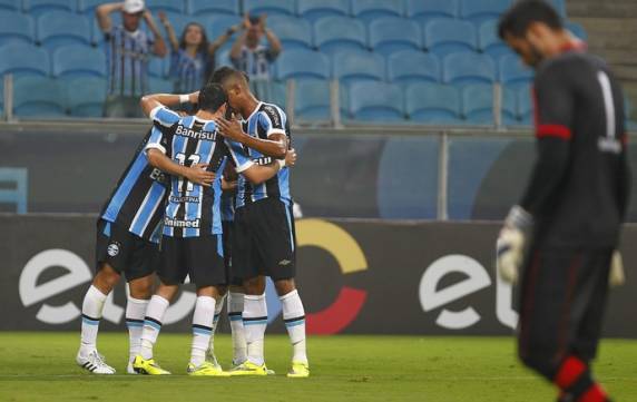 Tricolor faz 2 a 0 na Arena e avança para a segunda fase da Copa do 

Brasil