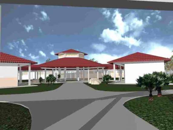 Serviço de terraplanagem está em fase de execução