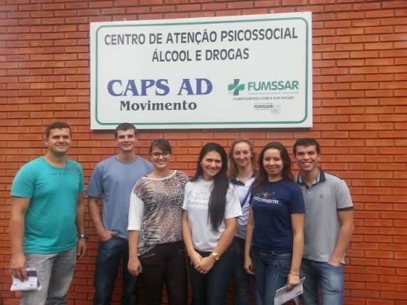 CAPS II Novo Rumo e CAPS AD Movimento, ambos de Santa Rosa, receberam a turma do 7º 

período do curso