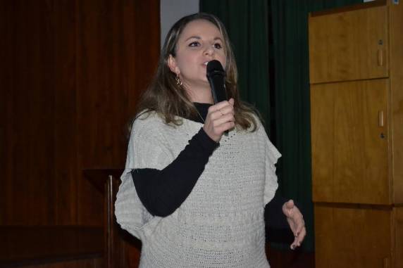 Profissional Jamile Maluf participou do evento Puerpério: entre dores e amores, promovido pelos acadêmicos do 5º semestre 

da Enfermagem SETREM