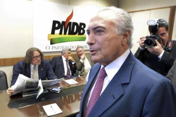 Decisão de Temer de escrever o 

documento foi tomada após a presidente informar na manhã desta segunda-feira que o procuraria para conversar