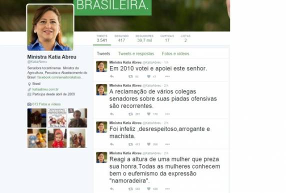 Segundo jornais Folha de S. Paulo e O Globo, peemedebista jogou bebida no senador depois de ter sido chamada de 