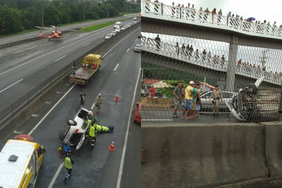 Repórter cinematográfico estava à bordo do Helicóptero 

Arcanjo quando saíram para atender o capotamento