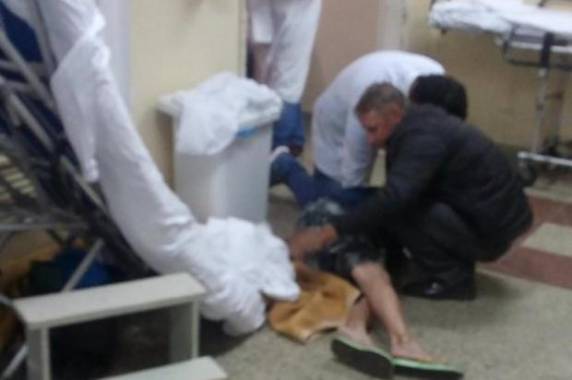 Em um dos casos, no Husm, uma idosa teve o braço fraturado em função do acidente