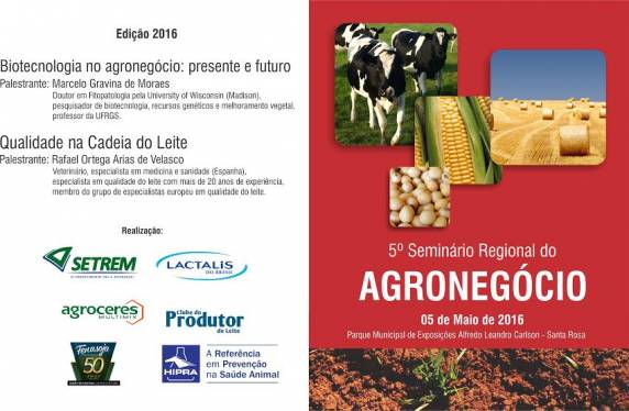 Evento 

será realizado no dia 5 de maio no Parque Municipal de Exposições Alfredo Leandro Carlson
