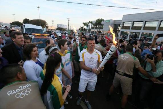 Erechim foi a 1ª cidade gaúcha a receber o revezamento da tocha