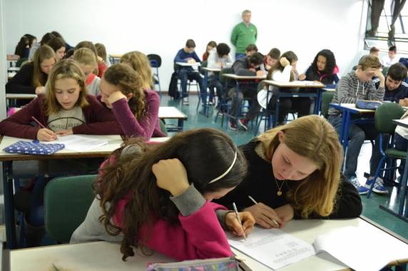 538 estudantes de toda a região responderam às questões lógico matemáticas nesta quarta-feira, no campus. Resultado será divulgado em setembro