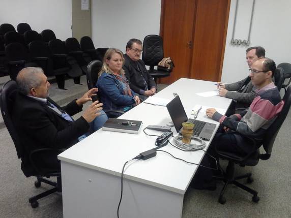 Secretário de Educação e coordenadora do Polo estiveram na UFSM