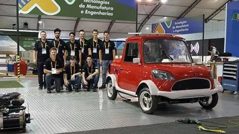 Acadêmico da SETREM e mais sete colegas do SENAI RS desenvolvem 

compacto que é destaque na maior competição de educação profissional das Américas, a Olimpíada do Conhecimento