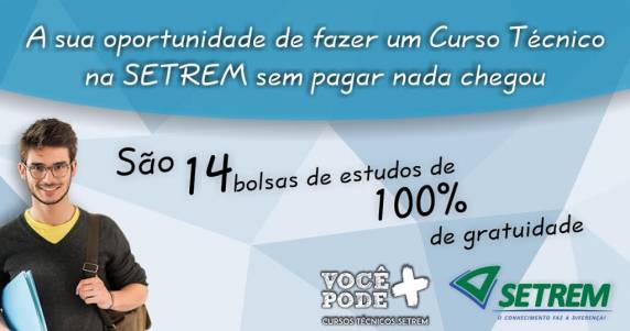 Entrevistas com os interessados serão realizadas no dia 21 de fevereiro no Auditório do Campus da Instituição