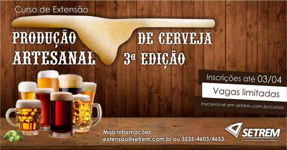 Objetivo é ensinar técnicas e 

princípios da produção de cerveja artesanal para um público seleto que tem interesse em utilizar as técnicas como atividade de lazer e o produto para consumo próprio