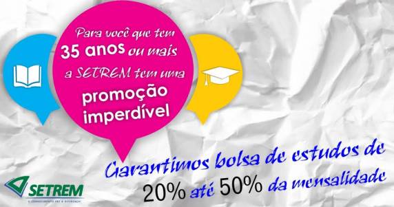 Instituição garante benefício de 20% até 50% para todos 

os aprovados no Vestibular Agendado ou que solicitem Ingresso Extravestibular