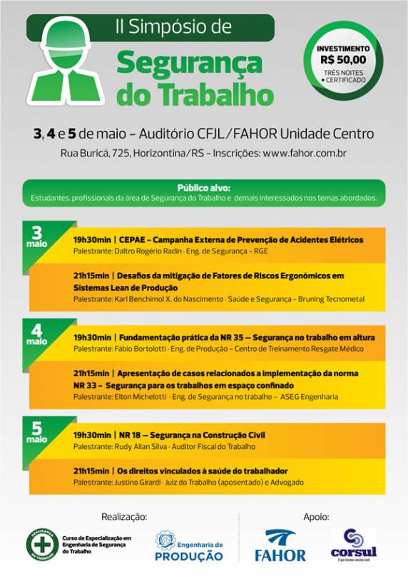 Três noites (3, 4 e 5 de maio)