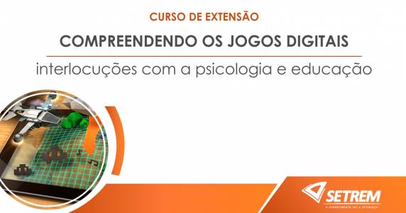 Curso é voltado a psicólogos, 

professores e demais interessados em pensar utilizações criativas ou diálogos entre sua área de atuação e os jogos digitais