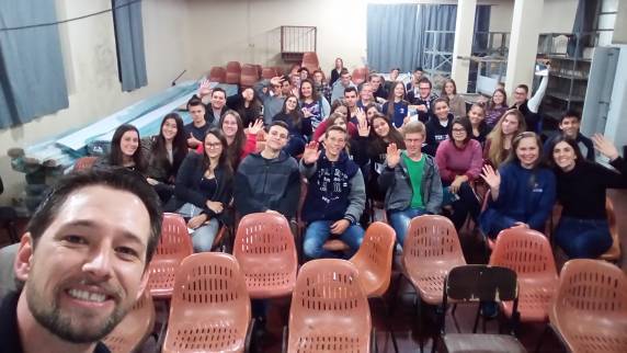 Atividade fez parte do programa Jovens Talentos em TI e foi desenvolvida com estudantes do Ensino Médio da Escola Estadual Barão do Rio Branco, de Boa Vista do Buricá