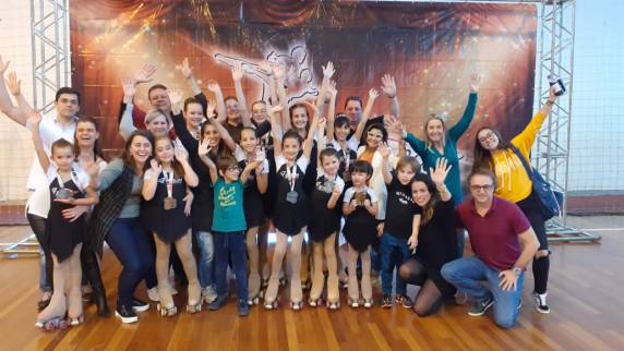 Das 11 patinadoras da Instituição, quatro conquistaram o primeiro lugar em diferentes níveis