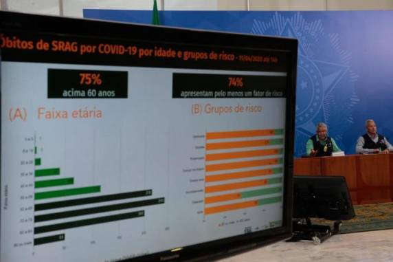 Coletiva de imprensa para atualizar número de casos da doença no país foi realizada no fim da tarde deste sábado