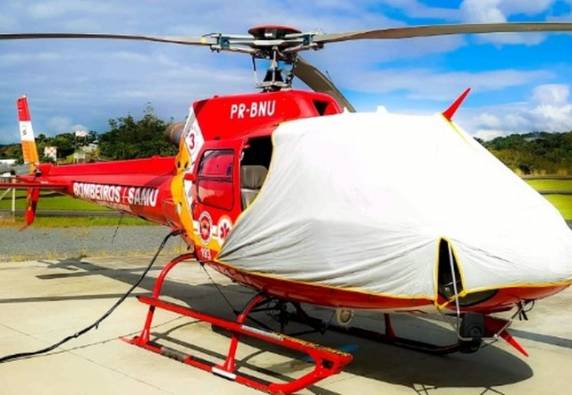 Iniciativa na aeronave visa estimular o uso de máscaras de proteção