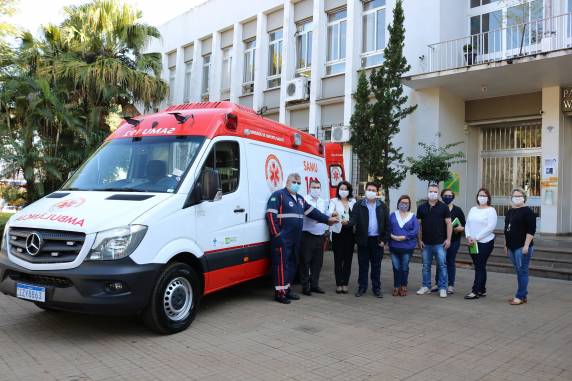 A ambulância é investimento do Ministério da Saúde, pelo Programa Urgência Emergência Samu Salvar