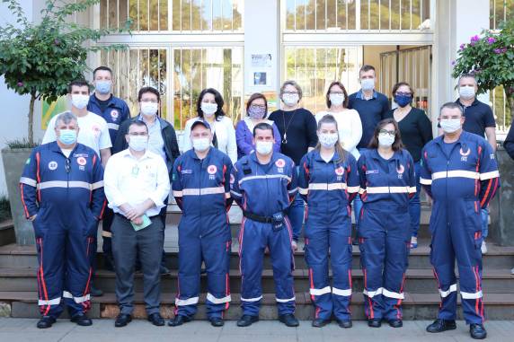 A ambulância é investimento do Ministério da Saúde, pelo Programa Urgência Emergência Samu Salvar