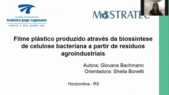 A pesquisa de Giovana Bachmann da Silva alcançou o 4º lugar na categoria Engenharia Ambiental e Sanitária