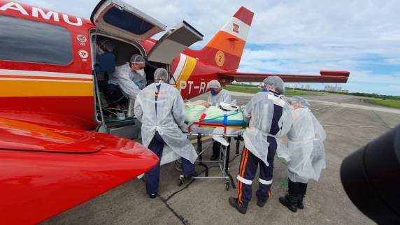 Este é o segundo paciente transferido de Santa Catarina que morre no estado. Outros três catarinenses continuam em tratamento da doença no hospital Estadual Dr. Jayme Santos Neves