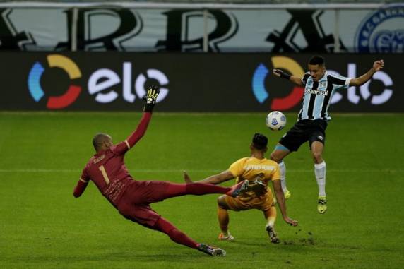 Tricolor contou com gols de Ricardinho e Jean Pyerre para superar o adversário na Arena