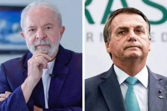 Com 96,10% das urnas apuradas, candidato do PT teve 47,77%, enquanto presidente recebeu 43,77% no primeiro turno, neste domingo (2)