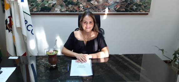 Vereadora Gilcéia Rolim da Silva, assume a presidência da Câmara de Vereadores