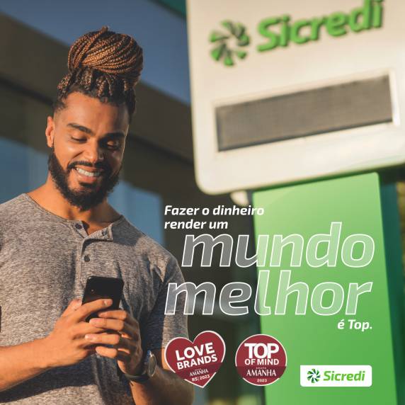 A instituição financeira cooperativa é a mais lembrada na categoria cooperativa de crédito e uma das marcas premiadas com o Love Brands RS