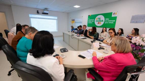 Na oportunidade, Vanderli representou a Federação das Santas Casas e os Hospitais Filantrópicos do RS.