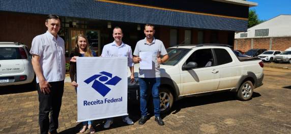 O veículo Strada, modelo 2017 foi solicitado via ofício à Receita Federal do Brasil em Santo Ângelo, levando em conta a necessidade de mais um veículo em função do grande número de demandas da instituição.