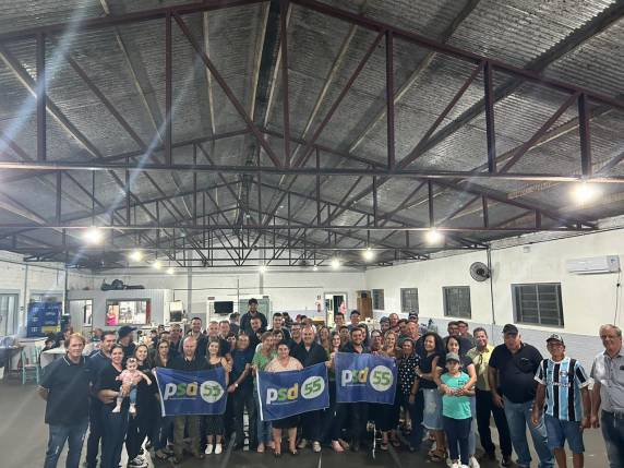 44 pessoas foram filiadas neste primeiro momento