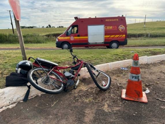 Idoso de 68 anos ficou gravemente ferido