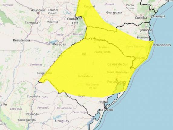 Segunda-feira será de instabilidade no Estado; na quarta e quinta-feira, os termômetros terão marcas amenas na Região Metropolitana e de frio no Interior