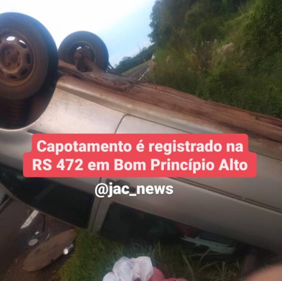 O acidente ocorreu na localidade de Bom Princípio Alto