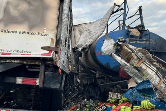 O acidente ocorreu por volta das 3h30min no km 40, sentido Litoral-Capital