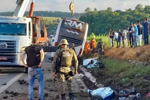 O veículo partiu do Rio de Janeiro com destino a Porto Seguro