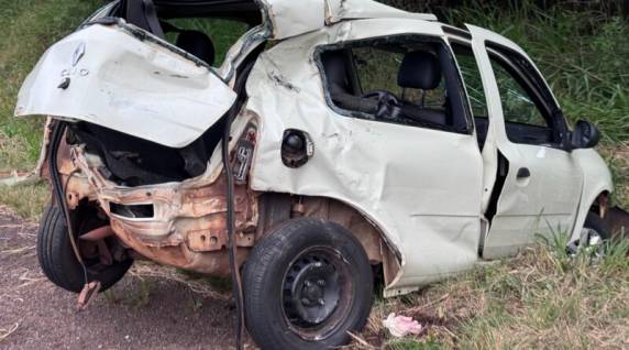 O acidente ocorreu na BR-158