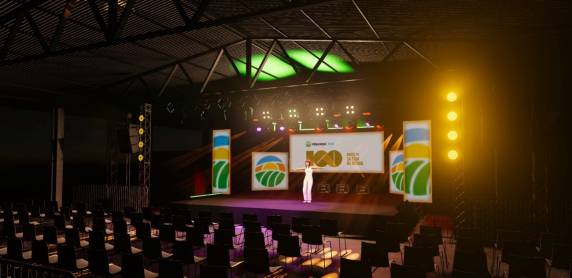 A Fenasoja 2024 acontece de 17 a 26 de maio de 2024, no Parque de Exposições Alfredo Leandro Carlson, em Santa Rosa-RS. A feira conta com patrocínios viabilizados pelo Ministério da Cultura através da Lei Rouanet.