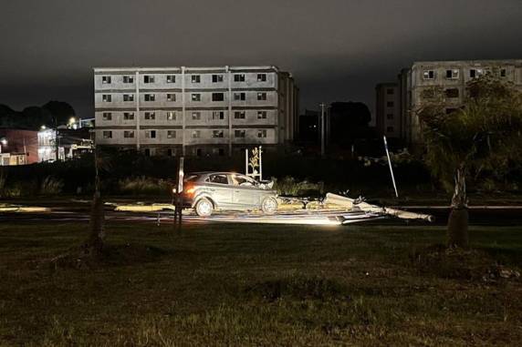 Segundo a Brigada Militar, ele foi encaminhado para atendimento hospitalar, onde foi constatada embriaguez