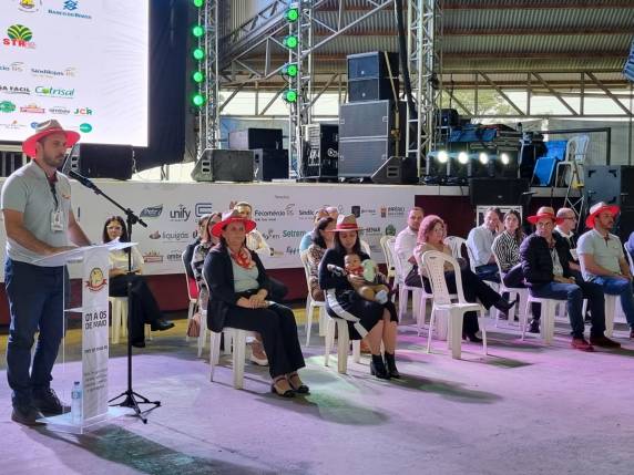 O evento ocorreu na Arena Sicredi, no Parque de Exposições Germano Dockhorn