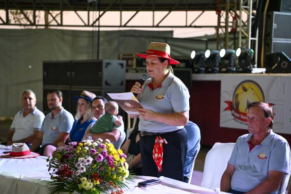 Anísia Trevisan foi a primeira presidente mulher a presidir uma Feira no município
