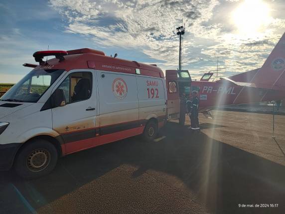 Nesta quinta-feira (9), o HVS recebeu um bebê de um mês, da cidade de Estância Velha, transferido em função de uma bronquiolite.