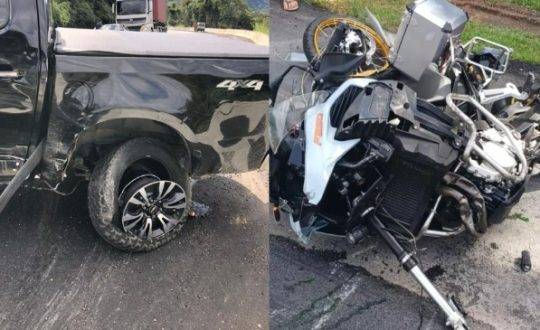 Acidente aconteceu na tarde deste sábado (25)